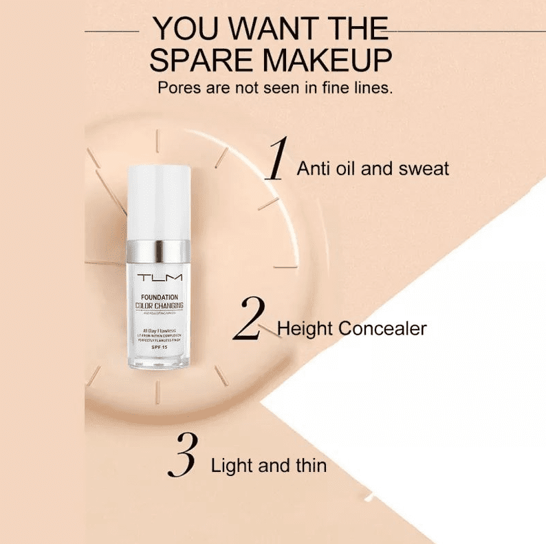 colour changing foundation
